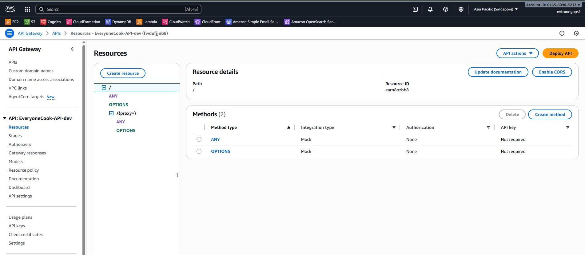 API Gateway Dashboard