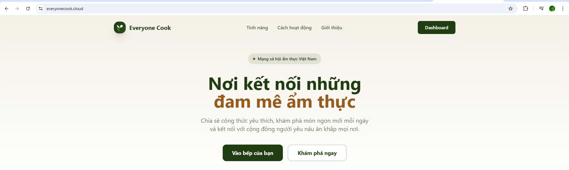 Frontend Homepage